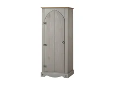 Core Corona Grey and Waxed Pine Vestry Cupboard Core Corona Grey and Waxed Pine Vestry Cupboard