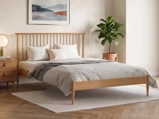 Flintshire Grosvenor Oak Wooden Bed Frame
