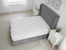 ASC ASC Finley Grey Fabric Ottoman Bed Frame