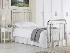 Time Living Time Living Rose Chrome Metal Bed Frame