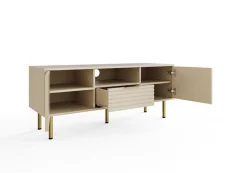GFW GFW Nervata 2 Doors 1 Drawer Ivory TV Unit