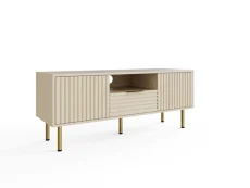 GFW GFW Nervata 2 Doors 1 Drawer Ivory TV Unit
