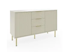 GFW GFW Nervata Ivory 2 Door 3 Drawer Sideboard