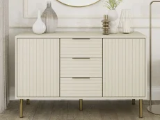 GFW GFW Nervata Ivory 2 Door 3 Drawer Sideboard