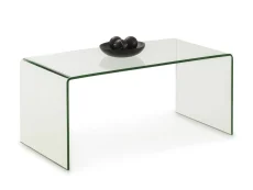 Julian Bowen Amalfi Clear Glass Coffee Table Julian Bowen Amalfi Clear Glass Coffee Table