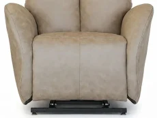 PICK4U PICK4U Windsor Dual Motor Taupe Faux Leather Riser Recliner Chair