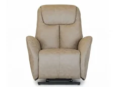 PICK4U PICK4U Windsor Dual Motor Taupe Faux Leather Riser Recliner Chair