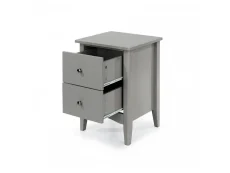 Core Core Como Light Grey 2 Drawer Bedside Table
