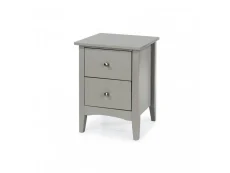 Core Core Como Light Grey 2 Drawer Bedside Table