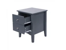 Core Core Como Midnight Blue 2 Drawer Petite Bedside Table