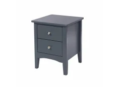 Core Core Como Midnight Blue 2 Drawer Petite Bedside Table