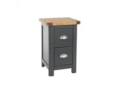 Core Core Dunkeld Midnight Blue and Oak 2 Drawer Petite Bedside Table