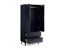 Julian Bowen Julian Bowen Alicia Anthracite 2 Door 2 Drawer Wardrobe