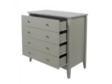 Core Core Como Light Grey 4 Drawer Chest of Drawers
