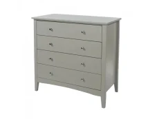 Core Core Como Light Grey 4 Drawer Chest of Drawers