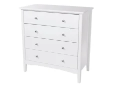 Core Core Como White 4 Drawer Chest of Drawers