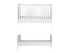 Bebe & Beyond Bebe & Beyond Dreamer White Cot Bed