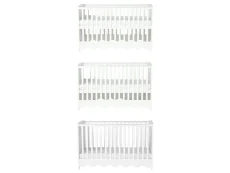 Bebe & Beyond Bebe & Beyond Dancer White Cot Bed