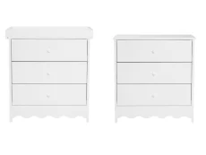 Bebe & Beyond Bebe & Beyond Dancer White Changing Unit