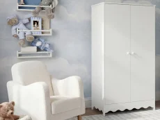Bebe & Beyond Bebe & Beyond Dancer White 3 Piece Cot Bed Set
