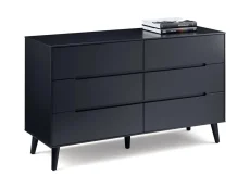 Julian Bowen Alicia Anthracite 3+3 Drawer Chest of Drawers Julian Bowen Alicia Anthracite 3+3 Drawer Chest of Drawers