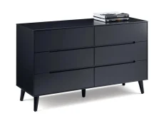Julian Bowen Julian Bowen Alicia Anthracite 3+3 Drawer Chest of Drawers
