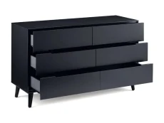 Julian Bowen Julian Bowen Alicia Anthracite 3+3 Drawer Chest of Drawers