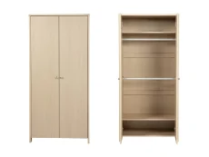 Bebe & Beyond Bebe & Beyond Seeker Nordic 2 Door Double Wardrobe