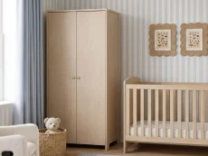 Bebe & Beyond Seeker Nordic 2 Door Double Wardrobe Bebe & Beyond Seeker Nordic 2 Door Double Wardrobe