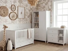 Bebe & Beyond Bebe & Beyond Wanderer White 3 Piece Cot Bed Set