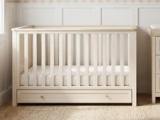 Bebe & Beyond Wanderer Cashmere & Oak Cot Bed Bebe & Beyond Wanderer Cashmere & Oak Cot Bed