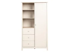 Bebe & Beyond Bebe & Beyond Wanderer Cashmere & Oak 1 Door 3 Drawer Double Wardrobe