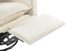Bebe & Beyond Bebe & Beyond Nestler Boucle Off-White Recliner Nursing Chair