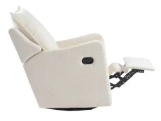 Bebe & Beyond Bebe & Beyond Nestler Boucle Off-White Recliner Nursing Chair