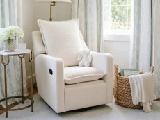 Bebe & Beyond Nestler Boucle Off-White Recliner Nursing Chair Bebe & Beyond Nestler Boucle Off-White Recliner Nursing Chair