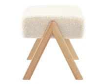 Bebe & Beyond Bebe & Beyond Storyteller Off-White Ted Nursing Chair & Stool