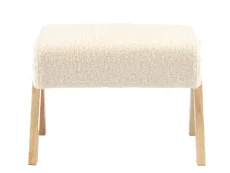 Bebe & Beyond Bebe & Beyond Storyteller Off-White Ted Nursing Chair & Stool