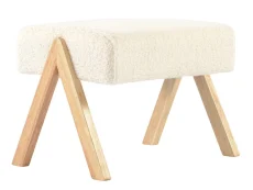 Bebe & Beyond Bebe & Beyond Storyteller Off-White Ted Nursing Chair & Stool
