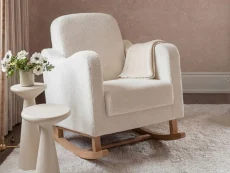 Bebe & Beyond Bebe & Beyond Soother Boucle Off-White Nursing Chair