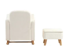 Bebe & Beyond Bebe & Beyond Soother Boucle Off-White Nursing Chair & Chair