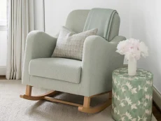 Bebe & Beyond Soother Boucle Sage Nursing Chair Bebe & Beyond Soother Boucle Sage Nursing Chair