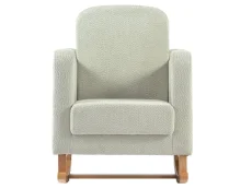 Bebe & Beyond Bebe & Beyond Soother Boucle Sage Nursing Chair & Stool