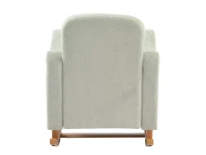 Bebe & Beyond Bebe & Beyond Soother Boucle Sage Nursing Chair & Stool