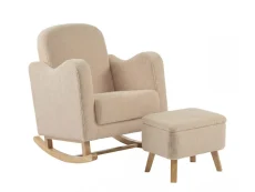Bebe & Beyond Bebe & Beyond Soother Oat Ted Nursing Chair & Stool