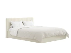 LPD LPD Berlin Milk Weave Ottoman Bed Frame