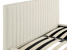 LPD LPD Berlin Milk Weave Ottoman Bed Frame