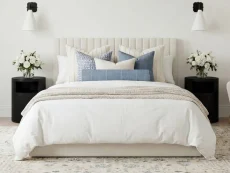 LPD LPD Berlin Milk Weave Ottoman Bed Frame