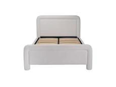 LPD LPD Leonnie Ghost Fabric Double Bed Frame