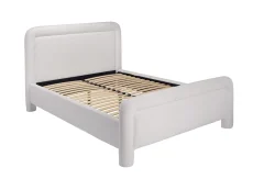 LPD LPD Leonnie Ghost Fabric Double Bed Frame