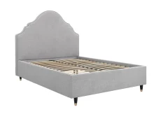 LPD LPD Quince Light Grey Fabric Bed Frame